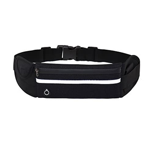 ALEjon Fanny Pack Hüfttasche Gürteltasche Laufen Hüfttasche Sport Tragbare Sporttasche Halten Wasser Radfahren Handytasche Wasserdichter Damen-Laufgürtel (Farbe: Schwarz) von ALEjon