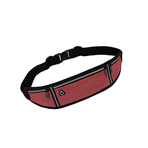 ALEjon Fanny Pack Laufgürtel Sportgürteltasche für Männer und Frauen, multifunktionaler wasserdichter Kleiner Gürtel für den Außenbereich, Handytasche mit großem Fassungsvermögen (Farbe: Rot) von ALEjon