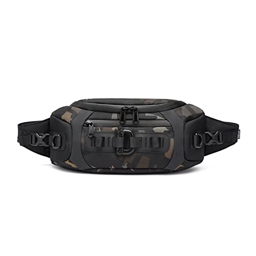 ALEjon Fanny Pack Männer Taille Tasche Outdoor Sport Taktische Multifunktions wasserdichte Männliche Brust Tasche Herren Umhängetaschen (Farbe: Camouflage) von ALEjon