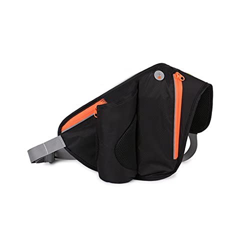 ALEjon Fanny Pack Sport Lauftaschen, Männer Frauen Fanny Pack Laufgürtel für Handytasche Camping Wandertasche, wasserdichte Hüfttasche (Farbe: Schwarz) von ALEjon