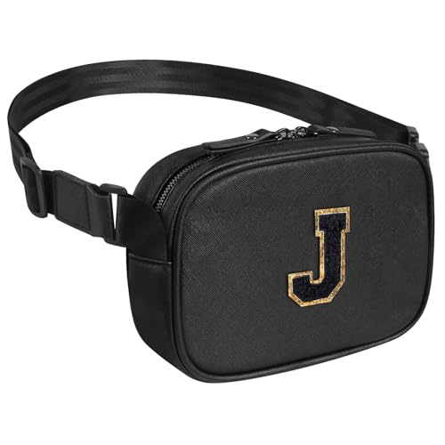 Umhängetasche mit Initialen-Motiv, trendige Gürteltasche für Damen und Mädchen, Reise-Geldbörse, Brusttasche für Teenager, personalisiertes Geschenk, Geschenk zum Schulabschluss, Schwarz A-Z, Schwarz, Umhängetasche mit Initialen-Motiv, trendige Gürteltasche für Damen und Mädchen, Reise-Geldbörse, Brusttasche für Teenager, personalisiertes Geschenk, Geschenk zum Schulabschluss, Schwarz A-Z, Schwarz, von ALFEVA