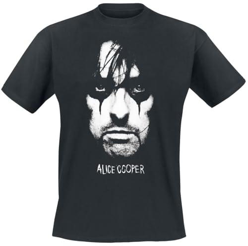 ALICE COOPER Portrait Männer T-Shirt schwarz 3XL 100% Baumwolle Band-Merch, Bands, Nachhaltigkeit von ALICE COOPER