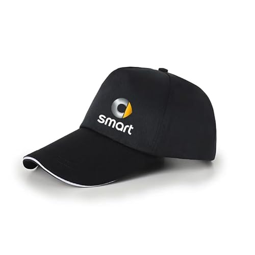 ALIEDA Baseball Cap Herren Snapback Cap für Herren Damen Unisex für Smart Fortwo Forfour 453 451 452 450 454 Baseball Caps für Herren Autofans Hüte,Black ALIEDA Baseball Cap Herren Snapback Cap für Herren Damen Unisex für Smart Fortwo Forfour 453 451 452 450 454 Baseball Caps für Herren Autofans Hüte,Black von ALIEDA