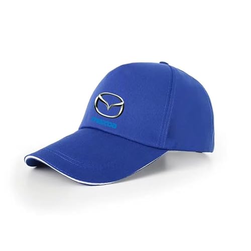 Baseball Cap Herren Snapback Cap für Herren Damen Unisex für Mazda 3 5 6 323 626 CX-3 CX-4 CX-5 CX-7 CX-9 Axela 6 RX8 7 MX3 Baseball Caps für Herren Autofans Hüte,Blue Baseball Cap Herren Snapback Cap für Herren Damen Unisex für Mazda 3 5 6 323 626 CX-3 CX-4 CX-5 CX-7 CX-9 Axela 6 RX8 7 MX3 Baseball Caps für Herren Autofans Hüte,Blue von ALIEDA