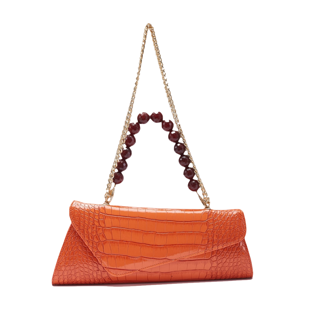 Ghalia - Orange - Clutch von ALIEL