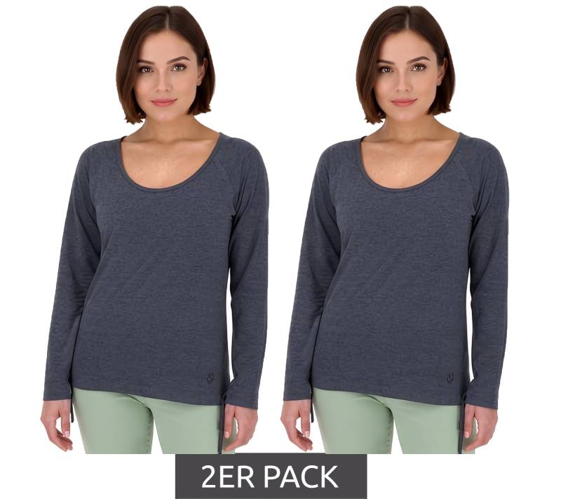 2er Sparpack ALIFE AND KICKIN FarahAK A Damen Sweatshirt Baumwoll-Pullover Langarm-Shirt 97053910 Grau/Blau 2er Sparpack ALIFE AND KICKIN FarahAK A Damen Sweatshirt Baumwoll-Pullover Langarm-Shirt 97053910 Grau/Blau von ALIFE AND KICKIN
