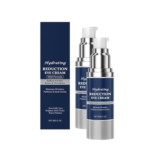 Instant Eye & Faceliftcreme - Schnellstrahl- und Faltenfüller, Anti Falten Creme, Hyaluron und Niacinamid, feuchtigkeitsspendende Augencreme Männer Frauen (60g) von ALIMUJIU