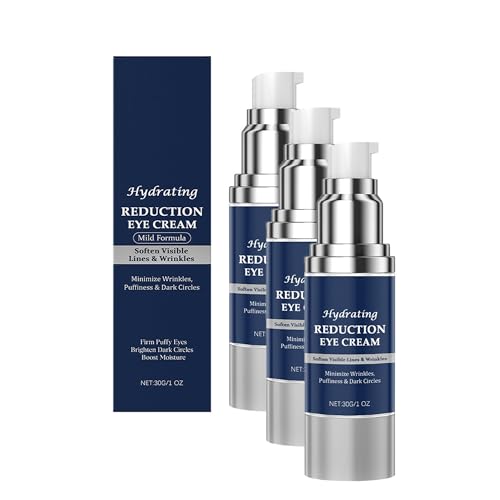 Instant Eye & Faceliftcreme - Schnellstrahl- und Faltenfüller, Anti Falten Creme, Hyaluron und Niacinamid, feuchtigkeitsspendende Augencreme Männer Frauen (90g) von ALIMUJIU