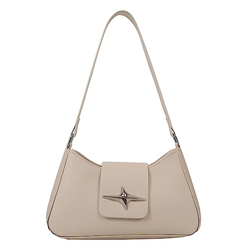 ALINUOYQ Damen Handtasche PU Leder Pailletten Y2K Outdoor Freizeittasche mit Reißverschluss von ALINUOYQ