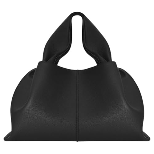 ALINUOYQ Damen PU Umhängetasche Cloud Leder Umhängetasche Plissee Mode Einkaufstasche Umhängetasche Umhängetasche Mädchen Stilvolle Geldbörse von ALINUOYQ