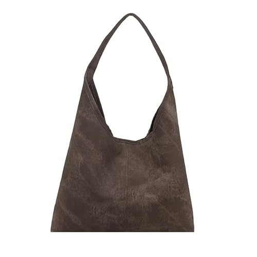 ALINUOYQ Frauen Denim Jean Handtaschen lässige Hobo -Taschen for Freizeit oder Arbeit (braun) von ALINUOYQ