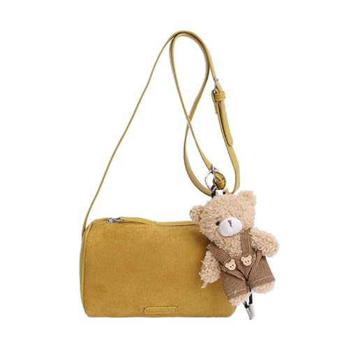 ALINUOYQ Mode -Unterbrechung Crossbody -Tasche zum Arbeiten mit Reisebotten (gelb) von ALINUOYQ