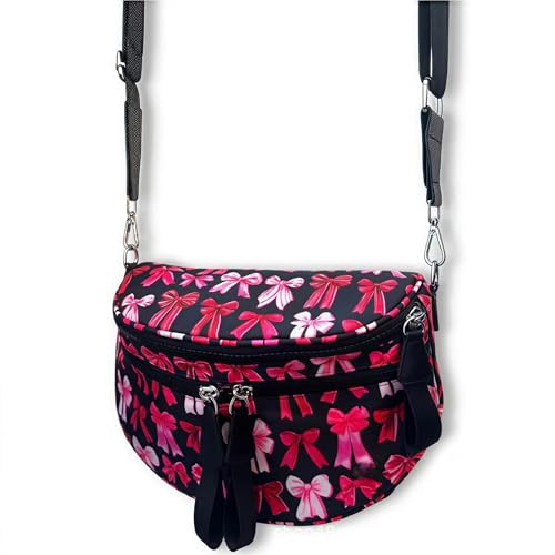 ALINUOYQ Oxford Tuch Leichtes Muschelbeutel Großkapazität Crossbody Sports Bag (Bogen) von ALINUOYQ