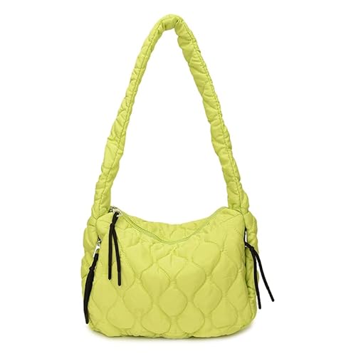 ALINUOYQ Puffer Stepp Schultertasche for Damen gepolsterte Puffy Tote Bag leichte und modische Hobo Tasche gesteppte Puffer Crossbody Umhängetasche Schulterhandtasche von ALINUOYQ