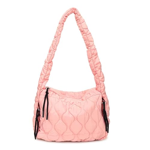 ALINUOYQ Puffer Stepp Schultertasche for Damen gepolsterte Puffy Tote Bag leichte und modische Hobo Tasche gesteppte Puffer Crossbody Umhängetasche Schulterhandtasche von ALINUOYQ