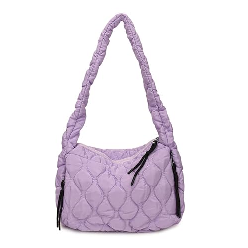 ALINUOYQ Puffer Stepp Schultertasche for Damen gepolsterte Puffy Tote Bag leichte und modische Hobo Tasche gesteppte Puffer Crossbody Umhängetasche Schulterhandtasche von ALINUOYQ
