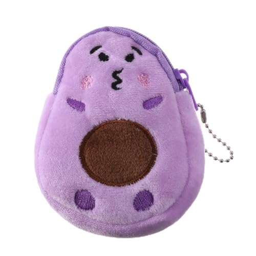 ALINUOYQ Schöne Frauen Avocado Form Mini Geldbörse Hängen Anhänger Casual Damen Mädchen Nette Kleine Geldbörse von ALINUOYQ