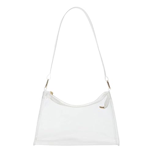 ALINUOYQ Stadium zugelassene Taschen for Frauen PVC -Geldbörse klarer Geldbörse for Ereignisse (weiß) von ALINUOYQ