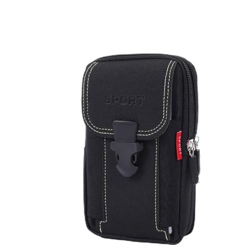 Mode Handy Geldbörse Tasche Multi-Funktion PU Leder Fanny Taille Tasche Männlichen Outdoor Reise Sport Gürtel Bum Beutel von ALINUOYQ