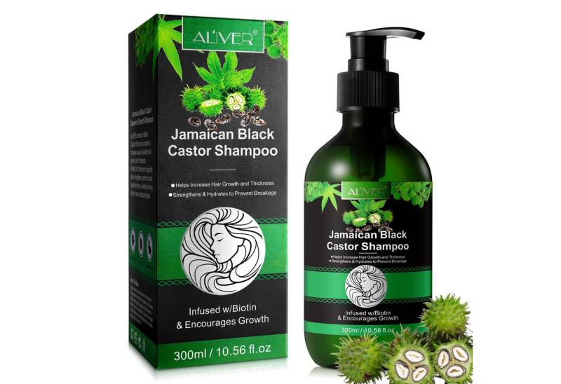 ALIVER Haarpflege-Set Shampoo Conditioner Haarmaske Haaröl Rizinus Vegan von ALIVER