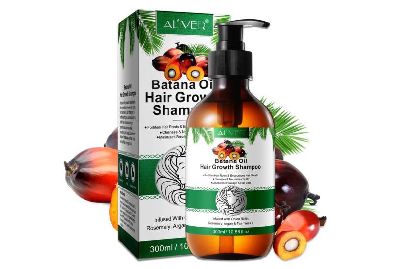 ALIVER Haarpflege-Set Set Batana Haar Shampoo Conditioner Öl Haaröl Haarwachstum Vegan, Haarpflege, Haarwachstum,Kopfhautpflege von ALIVER