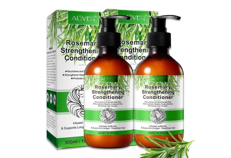 ALIVER Haarspülung Haarspülung Conditioner Rosmarin Haarpflege Bio Vegan Aliver, 2-tlg., Bio vegan von ALIVER
