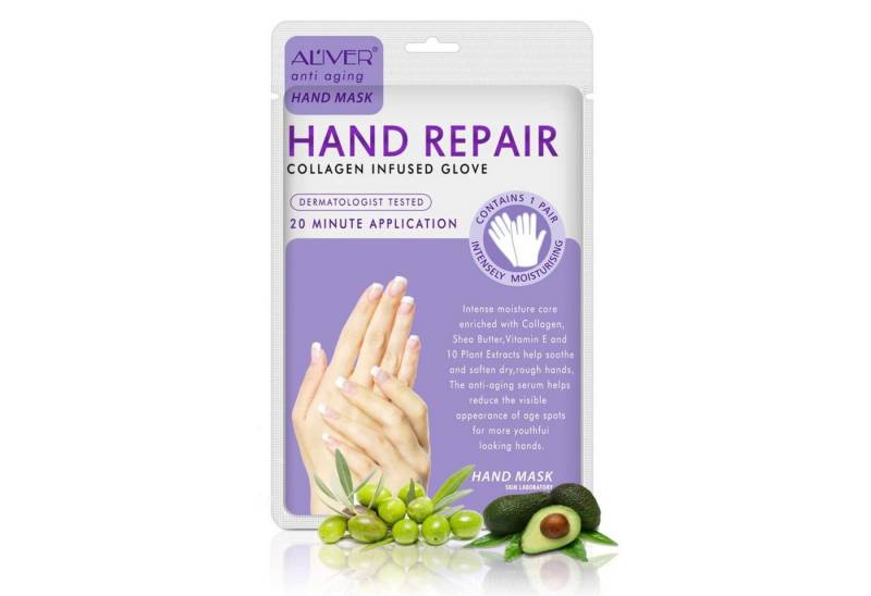 ALIVER Handcreme Pflegecreme Handpflege Handmaske Anti-Falten Aliver, 1-tlg. von ALIVER