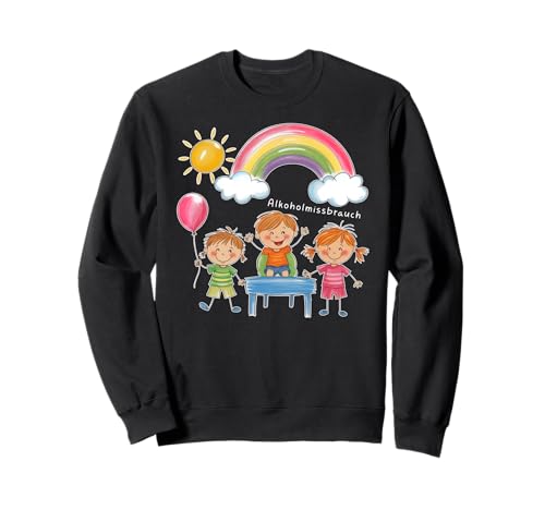 ALKOHOLMISSBRAUCH - EXZESSIVER ALKOHOLKONSUM X Kinder Lustig Sweatshirt ALKOHOLMISSBRAUCH - EXZESSIVER ALKOHOLKONSUM X Kinder Lustig Sweatshirt von ALKOHOLMISSBRAUCH X Lustig Kinder Zeichnung Ironie