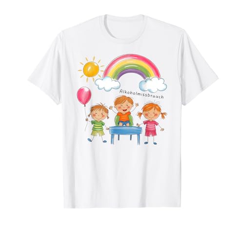 ALKOHOLMISSBRAUCH - EXZESSIVER ALKOHOLKONSUM X Kinder Lustig T-Shirt ALKOHOLMISSBRAUCH - EXZESSIVER ALKOHOLKONSUM X Kinder Lustig T-Shirt von ALKOHOLMISSBRAUCH X Lustig Kinder Zeichnung Ironie