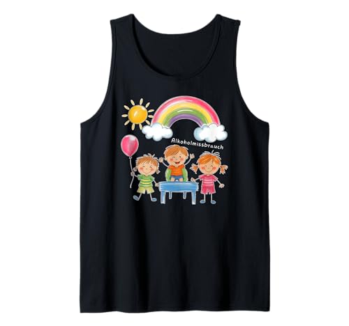 ALKOHOLMISSBRAUCH - EXZESSIVER ALKOHOLKONSUM X Kinder Lustig Tank Top ALKOHOLMISSBRAUCH - EXZESSIVER ALKOHOLKONSUM X Kinder Lustig Tank Top von ALKOHOLMISSBRAUCH X Lustig Kinder Zeichnung Ironie