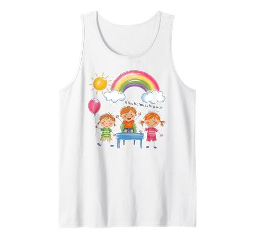 ALKOHOLMISSBRAUCH - EXZESSIVER ALKOHOLKONSUM X Kinder Lustig Tank Top ALKOHOLMISSBRAUCH - EXZESSIVER ALKOHOLKONSUM X Kinder Lustig Tank Top von ALKOHOLMISSBRAUCH X Lustig Kinder Zeichnung Ironie