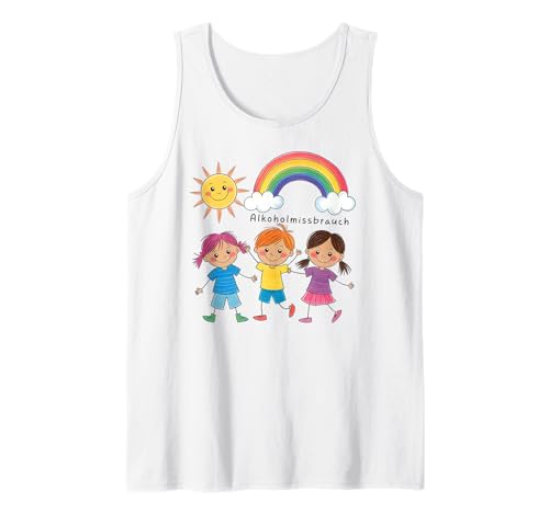 ALKOHOLMISSBRAUCH - EXZESSIVER ALKOHOLKONSUM X Kinder Lustig Tank Top ALKOHOLMISSBRAUCH - EXZESSIVER ALKOHOLKONSUM X Kinder Lustig Tank Top von ALKOHOLMISSBRAUCH X Lustig Kinder Zeichnung Ironie