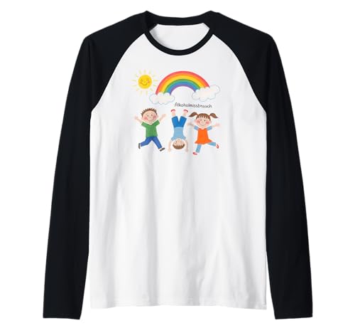 ALKOHOLMISSBRAUCH - EXZESSIVER ALKOHOLKONSUM X Kinder Lustig Raglan ALKOHOLMISSBRAUCH - EXZESSIVER ALKOHOLKONSUM X Kinder Lustig Raglan von ALKOHOLMISSBRAUCH X Lustig Kinder Zeichnung