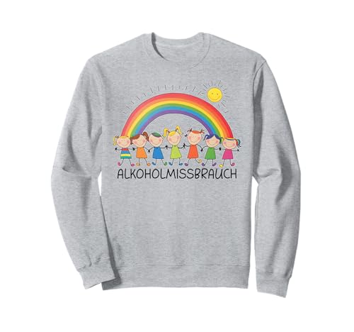 ALKOHOLMISSBRAUCH - EXZESSIVER ALKOHOLKONSUM X Kinder Lustig Sweatshirt ALKOHOLMISSBRAUCH - EXZESSIVER ALKOHOLKONSUM X Kinder Lustig Sweatshirt von ALKOHOLMISSBRAUCH X Lustig Kinder Zeichnung