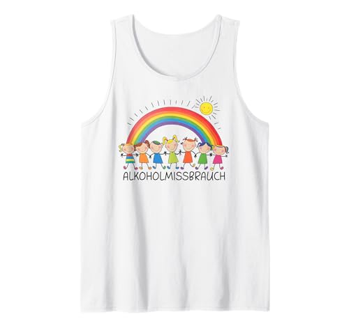 ALKOHOLMISSBRAUCH - EXZESSIVER ALKOHOLKONSUM X Kinder Lustig Tank Top ALKOHOLMISSBRAUCH - EXZESSIVER ALKOHOLKONSUM X Kinder Lustig Tank Top von ALKOHOLMISSBRAUCH X Lustig Kinder Zeichnung