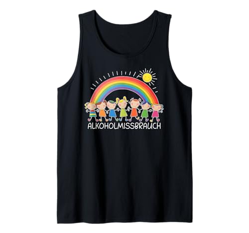 ALKOHOLMISSBRAUCH - EXZESSIVER ALKOHOLKONSUM X Kinder Lustig Tank Top ALKOHOLMISSBRAUCH - EXZESSIVER ALKOHOLKONSUM X Kinder Lustig Tank Top von ALKOHOLMISSBRAUCH X Lustig Kinder Zeichnung