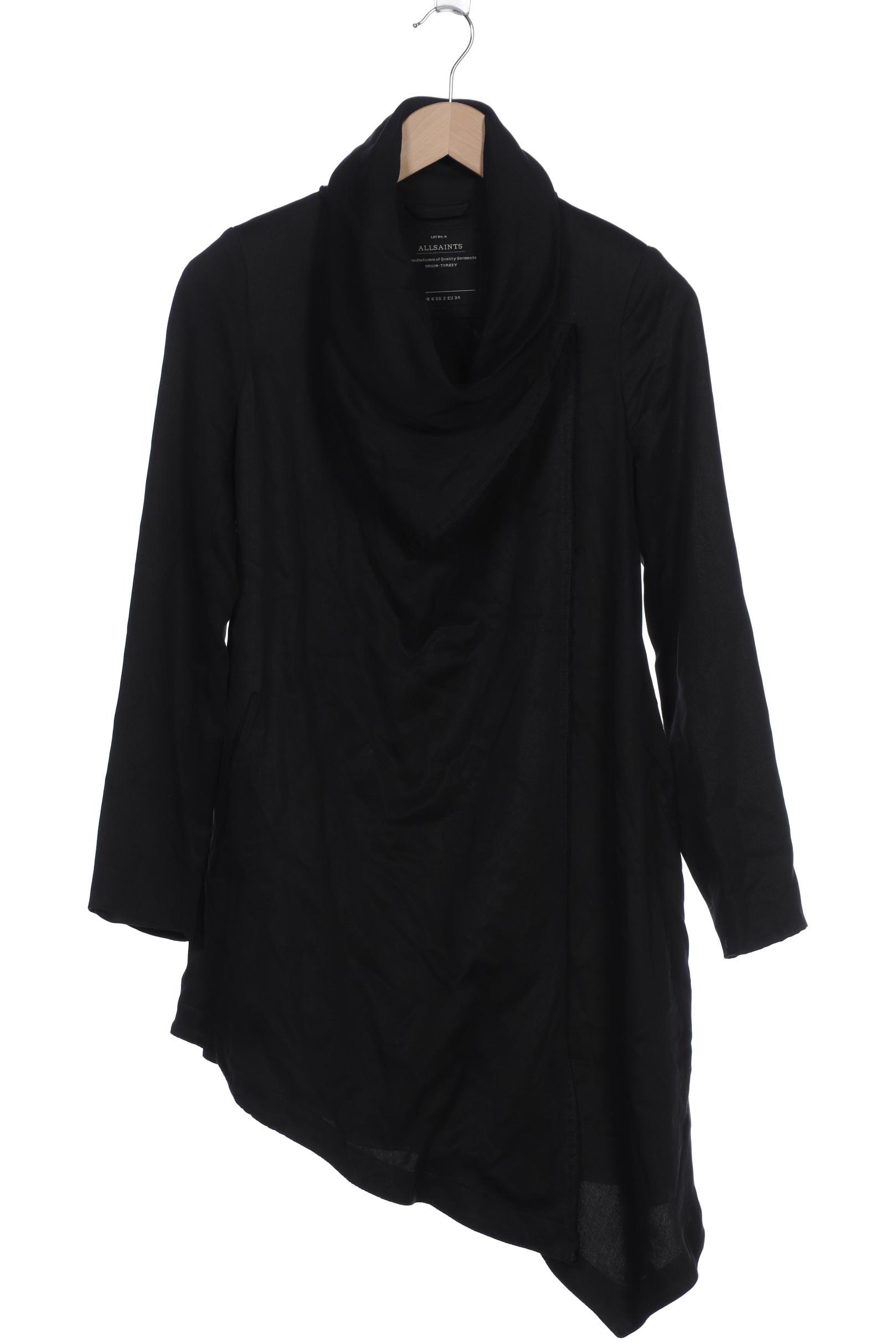 All Saints Damen Mantel, schwarz von ALL SAINTS