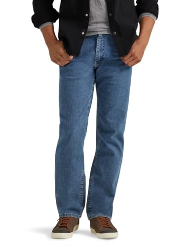 ALL TERRAIN GEAR X Wrangler Herren Big & Tall Classic Comfort-Waist Jeans, Light Stonewash, 48W / 34L von ALL TERRAIN GEAR X Wrangler