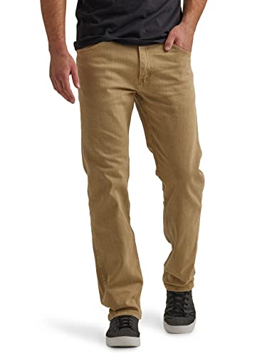 ALL TERRAIN GEAR X Wrangler Herren Klassische 5-Pocket-Regular Fit Jeans, Khaki Flex, 42 W/30 L von ALL TERRAIN GEAR X Wrangler