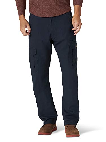 ALL TERRAIN GEAR X Wrangler Herren Wrangler Authentics Stretch Cargo Pant Freizeithosen, Navy, 42W / 29L von ALL TERRAIN GEAR X Wrangler