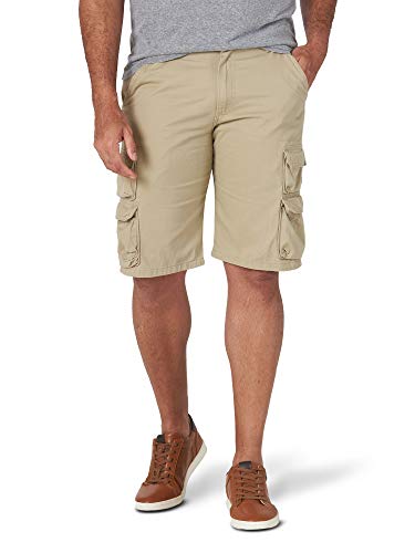 Wrangler Authentics Herren Premium Twill Cargo Shorts - Beige - 46 von ALL TERRAIN GEAR X Wrangler