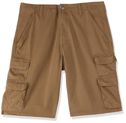 Wrangler Authentics Herren Premium Twill Cargo Shorts - Beige - 52 von ALL TERRAIN GEAR X Wrangler