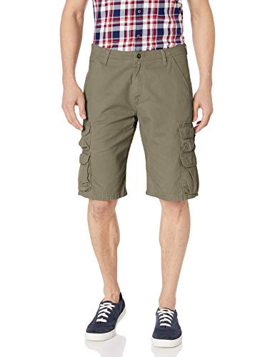 Wrangler Authentics Herren Premium Twill Cargo Shorts - Grün - 46 von ALL TERRAIN GEAR X Wrangler