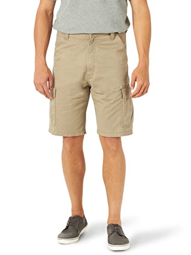 Wrangler Authentics Men's Big & Tall Classic Relaxed Fit Cargo Short, British Khaki Twill, 46 von ALL TERRAIN GEAR X Wrangler