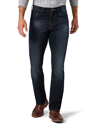 Wrangler Herren Authentics Men's Slim Straight Jeans, Raven, 32W / 30L von ALL TERRAIN GEAR X Wrangler