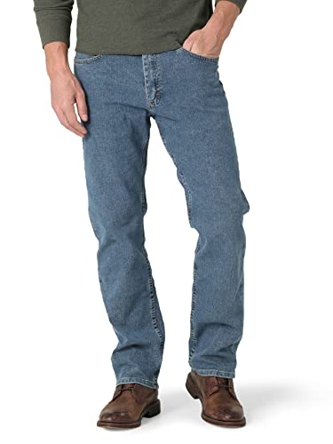 Wrangler Herren Big & Tall Classic Comfort-Waist Jeans, Light Stonewash, 38W / 36L von ALL TERRAIN GEAR X Wrangler