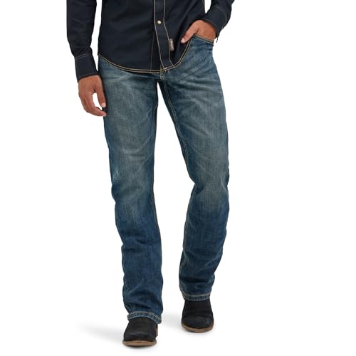 Wrangler Herren Retro Slim Fit Boot Cut Jeans, Layton, 40W / 32L von Wrangler