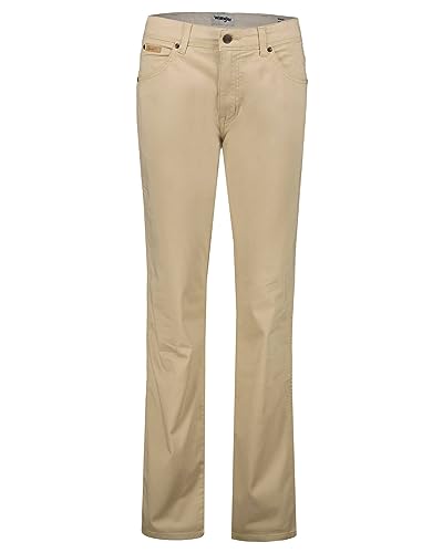 Wrangler Herren Chinohose Texas Slim Safari beige (27) 33/32 von All Terrain Gear by Wrangler