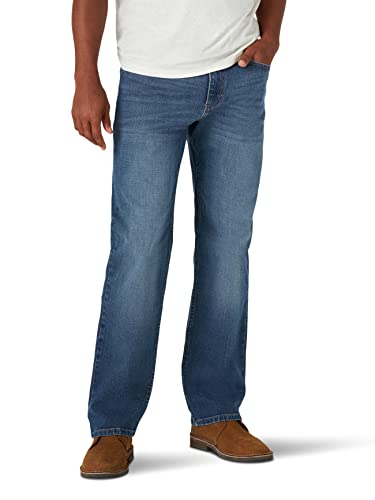 Wrangler Herren Free-to-Stretch lockerer Passform Jeans, Milwaukee, 36W / 34L von Wrangler