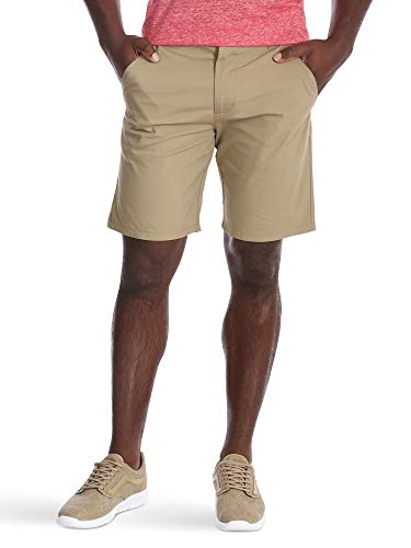 Wrangler Herren Performance Comfort Flex Flat Front Shorts, Dunkles kaki, 50 von ALL TERRAIN GEAR X Wrangler